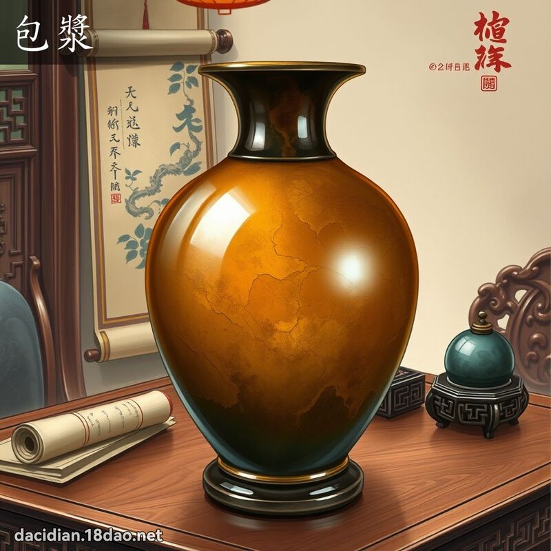 包漿 - 國語大辭典配圖