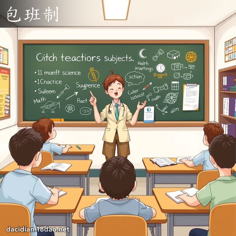 包班制 - 国语大辞典配图