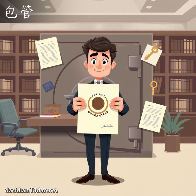 包管 - 国语大辞典配图