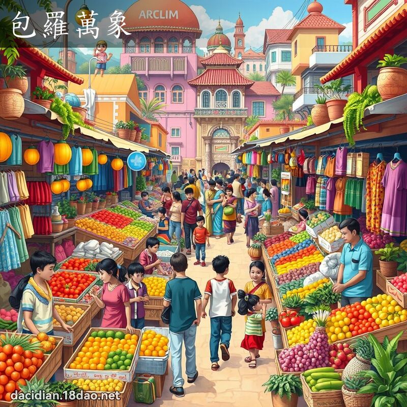 包羅萬象 - 國語大辭典配圖