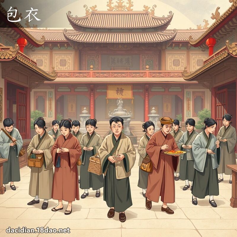 包衣 - 国语大辞典配图