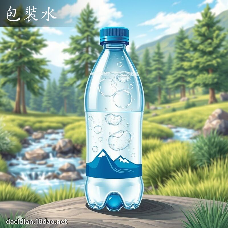 包装水 - 国语大辞典配图
