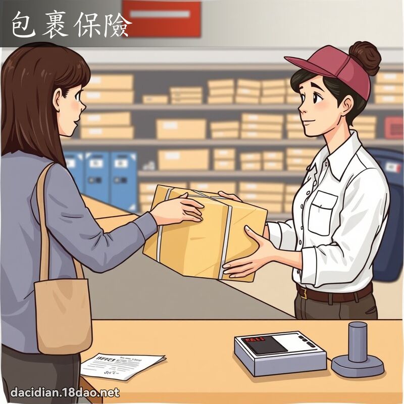 包裹保险 - 国语大辞典配图