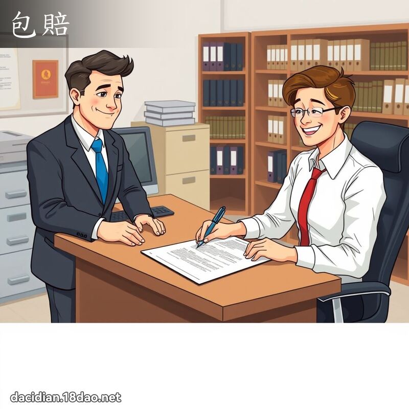 包赔 - 国语大辞典配图