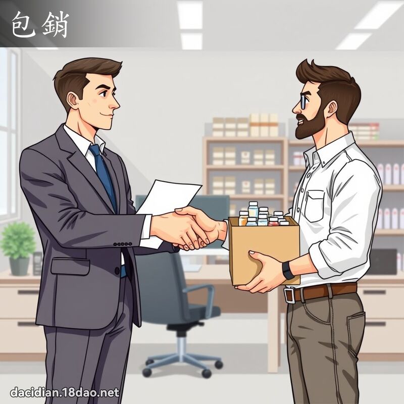 包销 - 国语大辞典配图