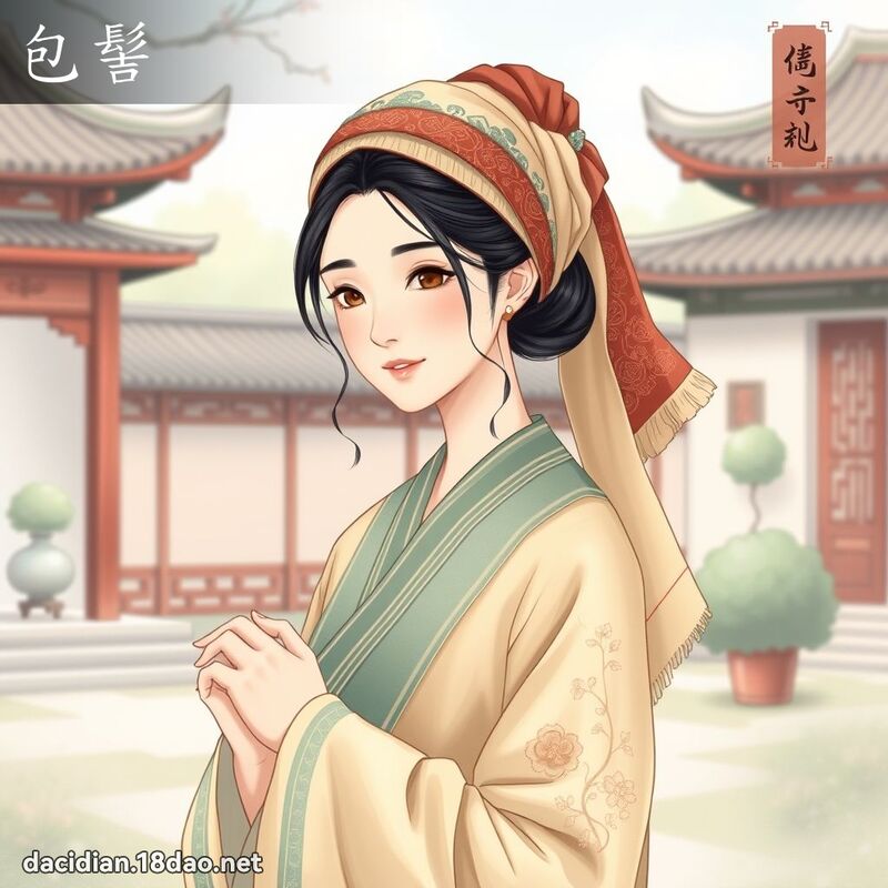 包髻 - 国语大辞典配图