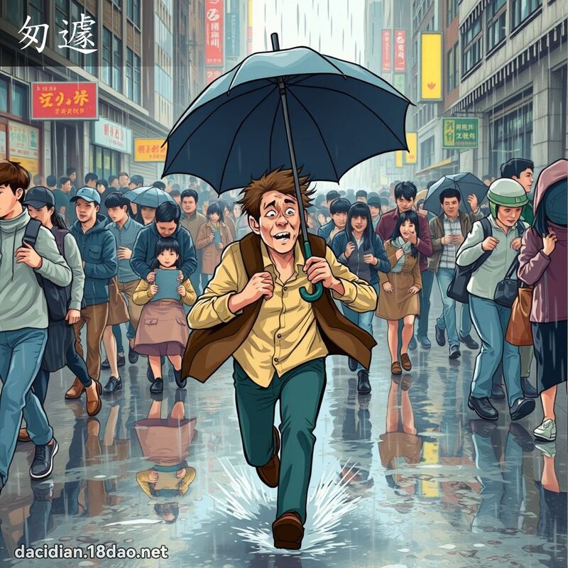 匆遽 - 國語大辭典配圖