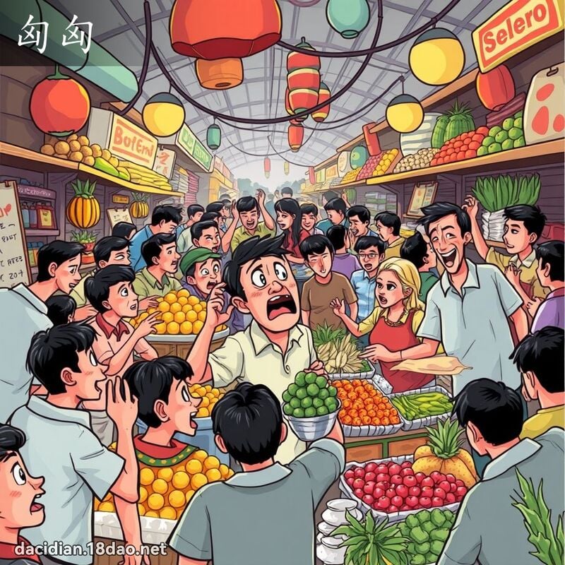 匈匈 - 國語大辭典配圖
