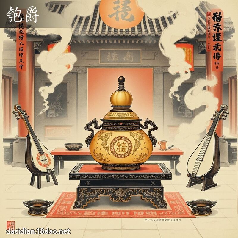匏爵 - 国语大辞典配图