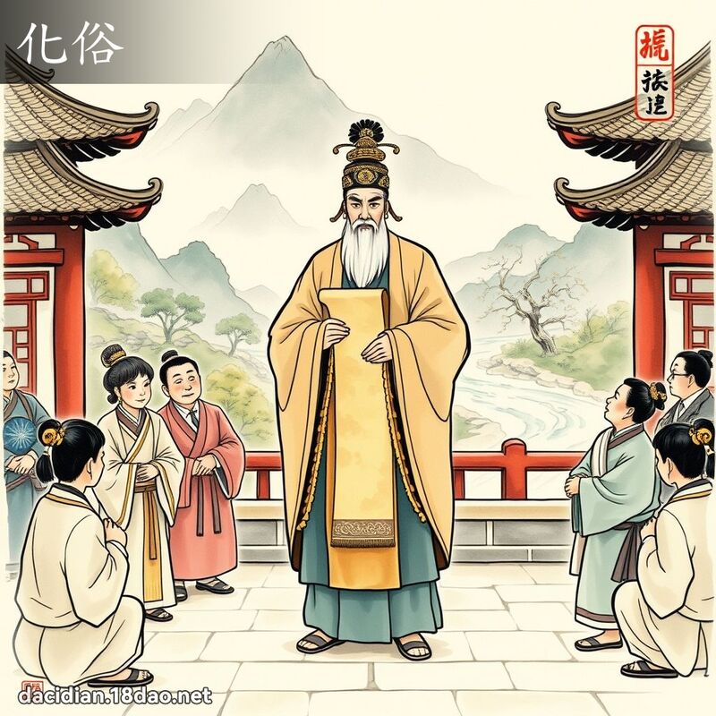 化俗 - 國語大辭典配圖