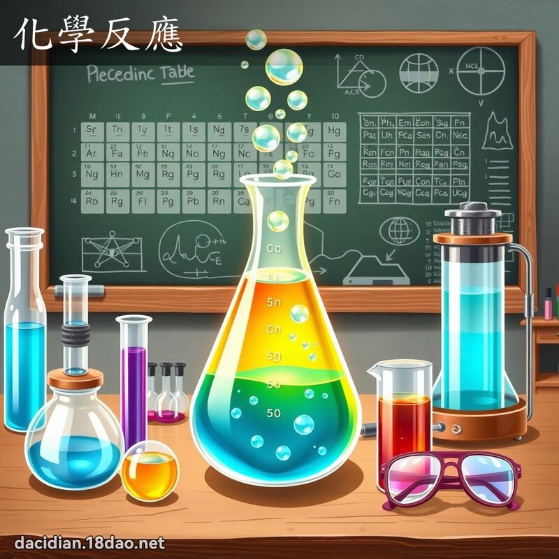 化學反應 - 國語大辭典配圖