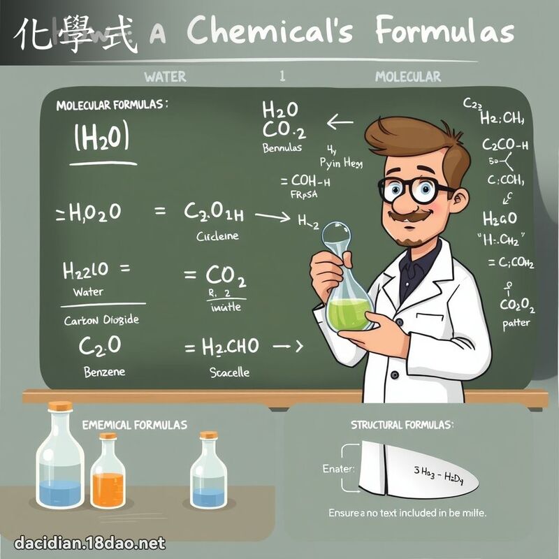 化學式 - 國語大辭典配圖