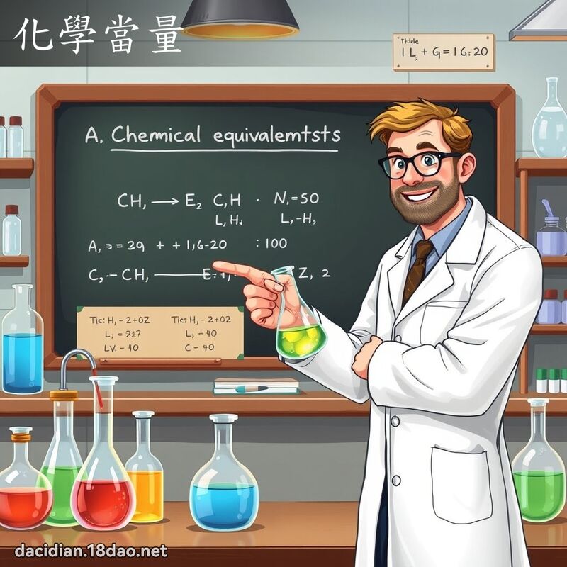 化學當量 - 國語大辭典配圖