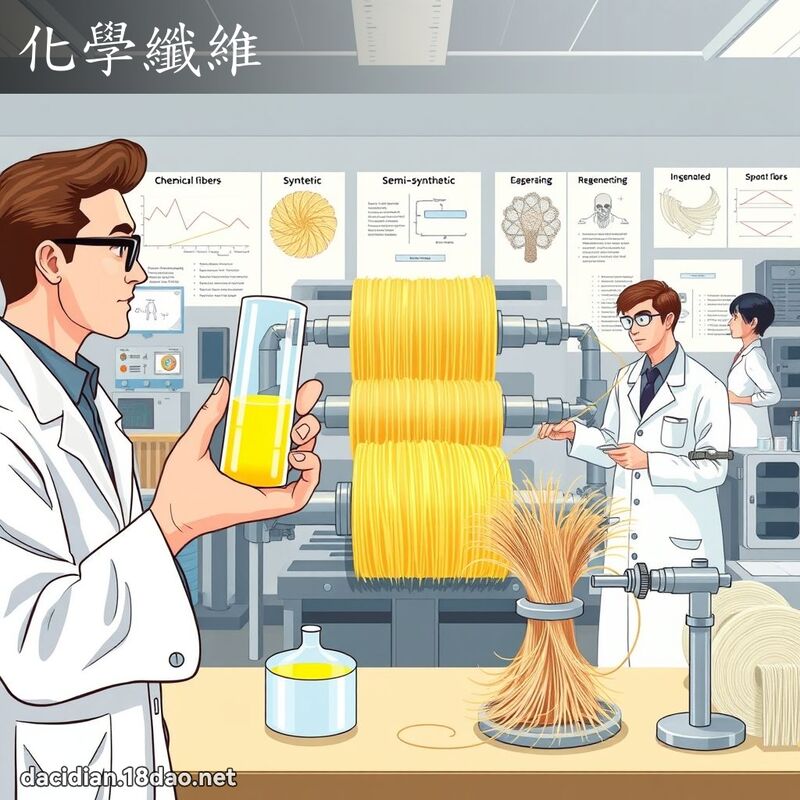 化学纤维 - 国语大辞典配图