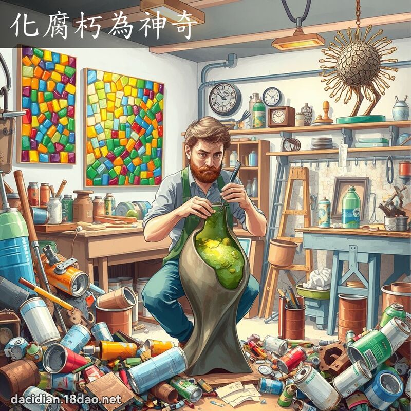 化腐朽為神奇 - 國語大辭典配圖