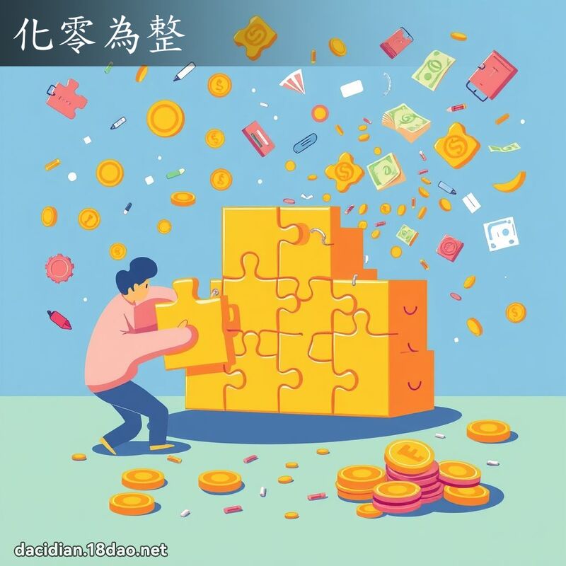 化零為整 - 國語大辭典配圖
