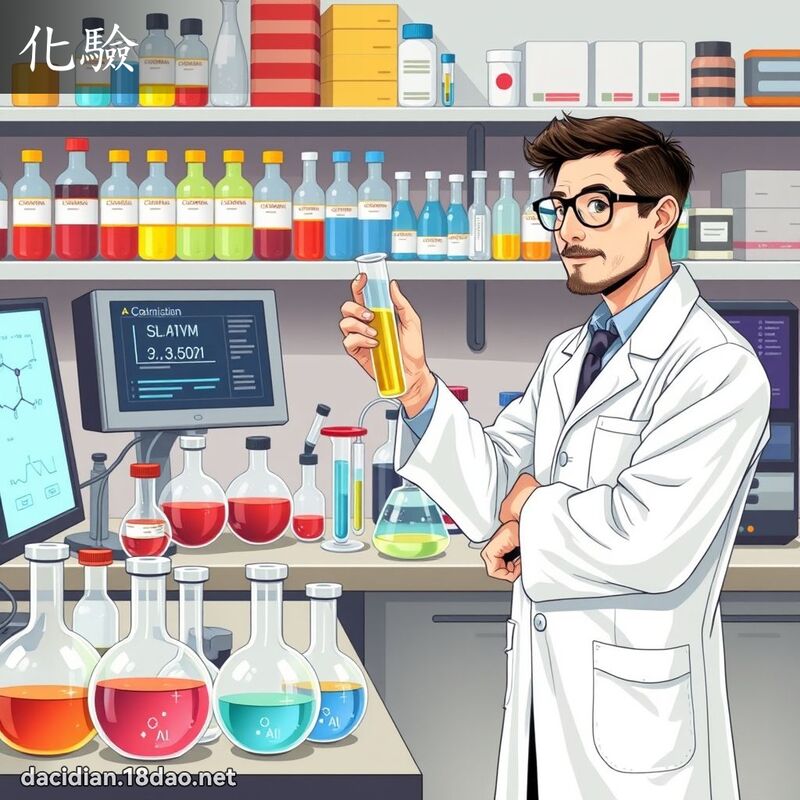 化驗 - 國語大辭典配圖