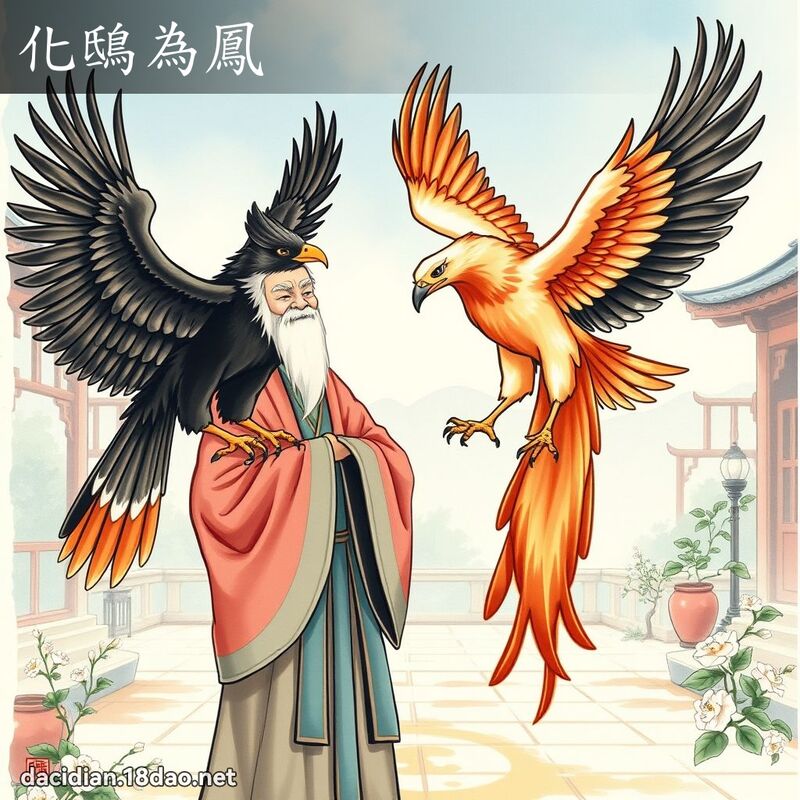 化鴟為鳳 - 國語大辭典配圖