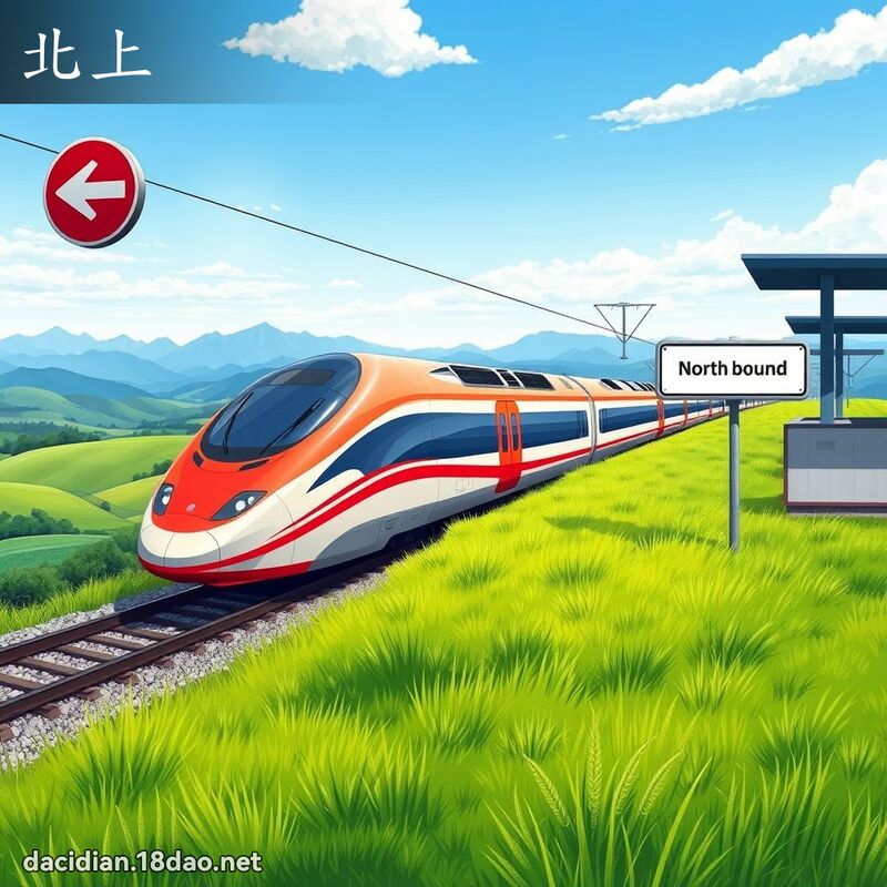 北上 - 国语大辞典配图