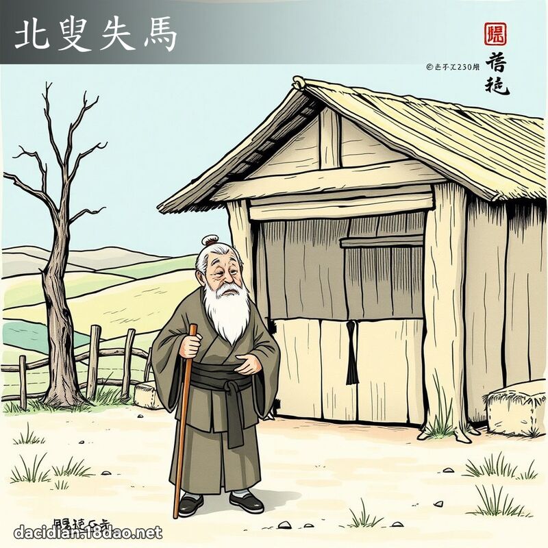 北叟失馬 - 國語大辭典配圖