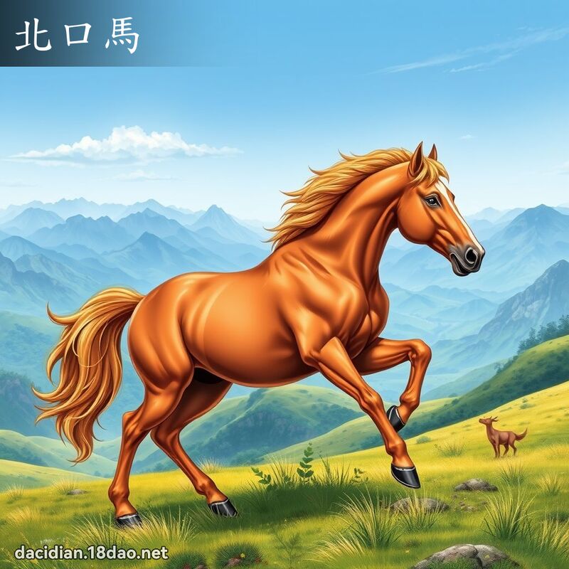 北口馬 - 國語大辭典配圖