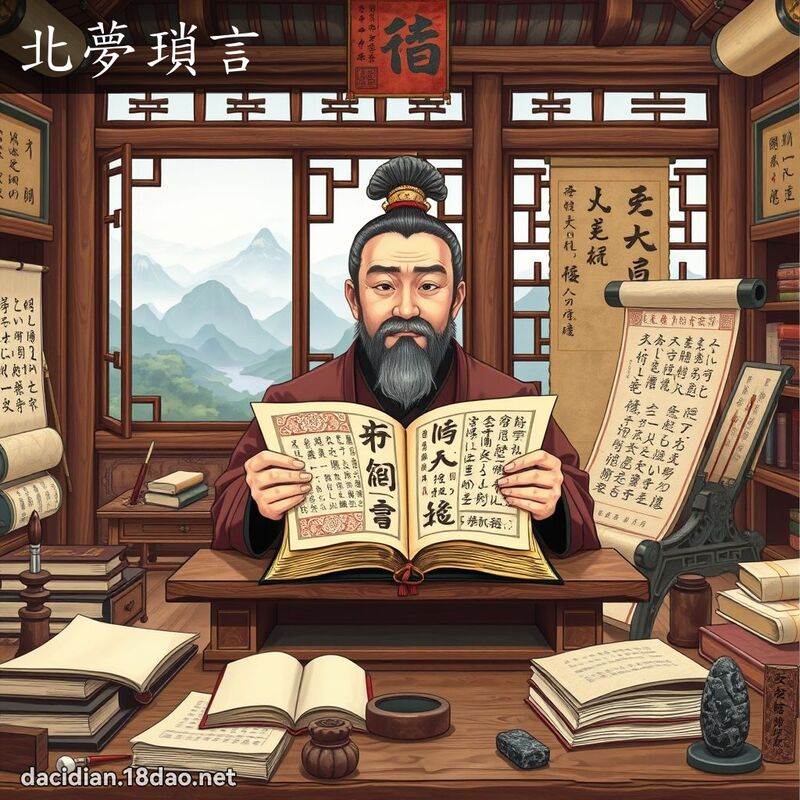 北梦琐言 - 国语大辞典配图