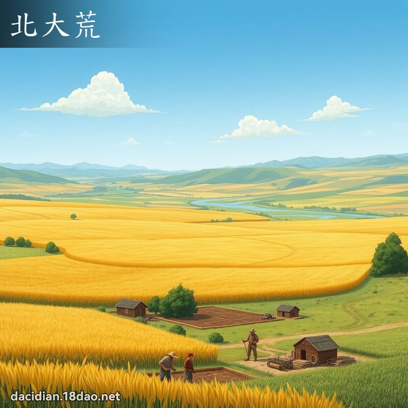 北大荒 - 國語大辭典配圖