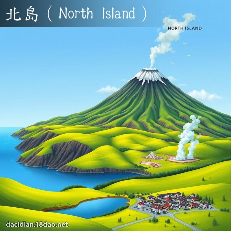 北島（North Island） - 國語大辭典配圖