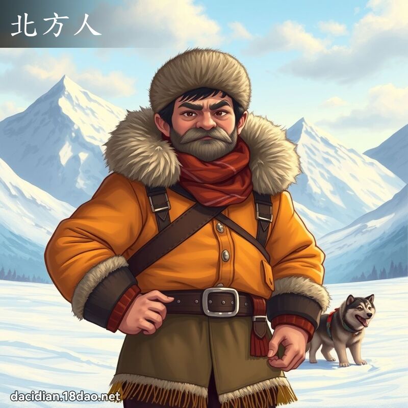 北方人 - 國語大辭典配圖