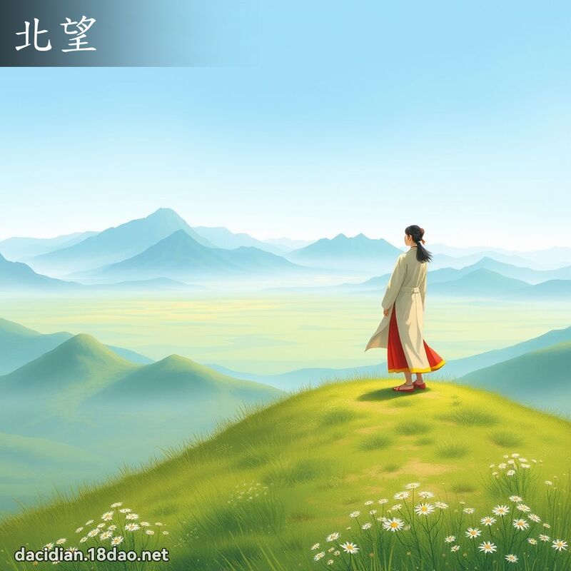 北望 - 國語大辭典配圖