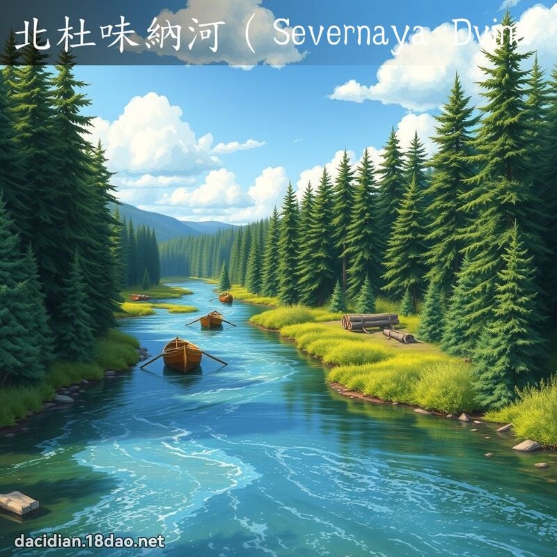 北杜味纳河（Severnaya Dvina River） - 国语大辞典配图