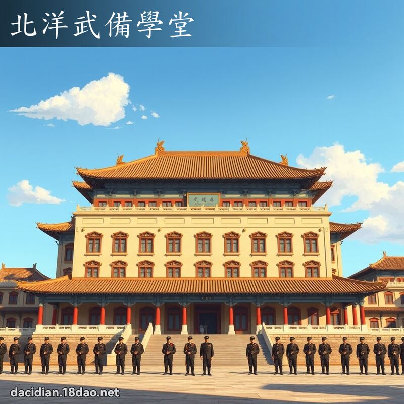 北洋武备学堂 - 国语大辞典配图