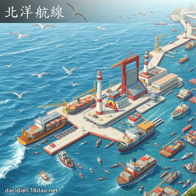 北洋航线 - 国语大辞典配图