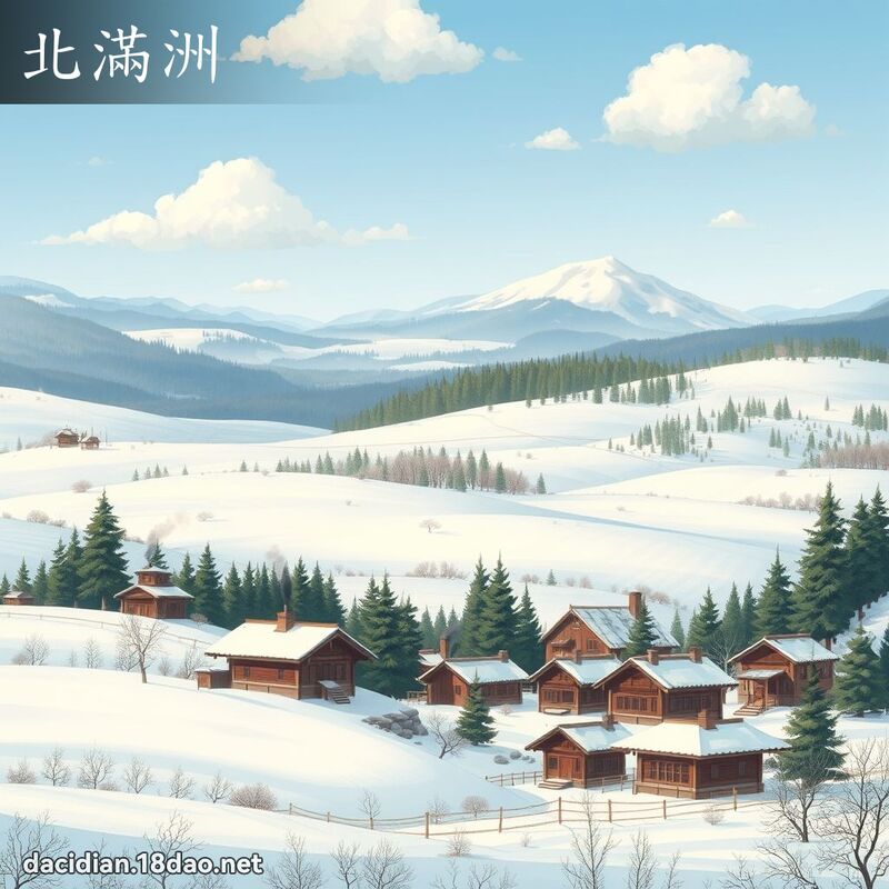 北满洲 - 国语大辞典配图