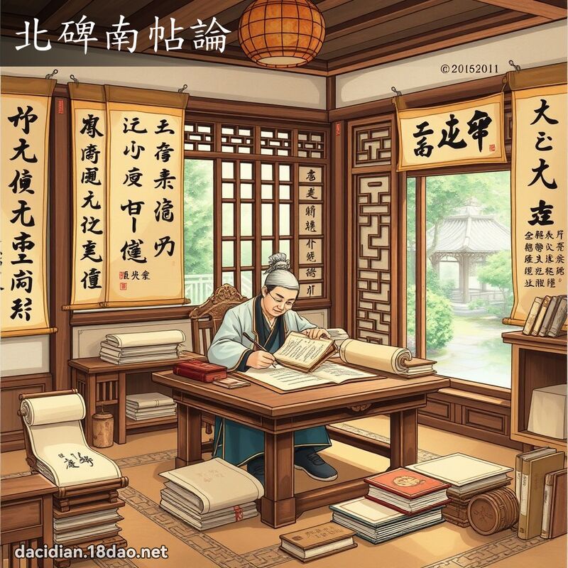 北碑南帖论 - 国语大辞典配图