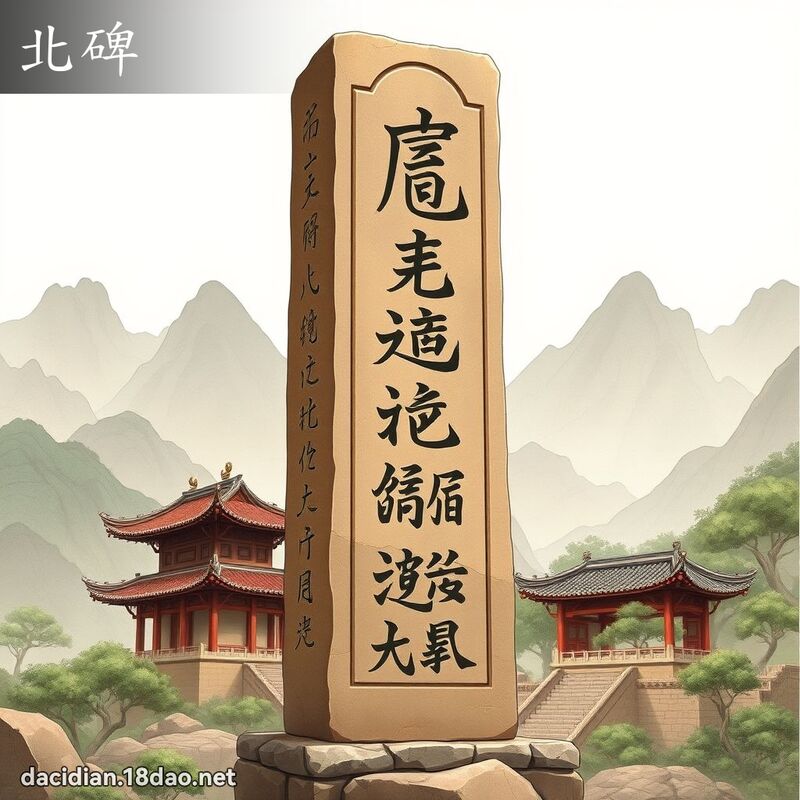 北碑 - 國語大辭典配圖