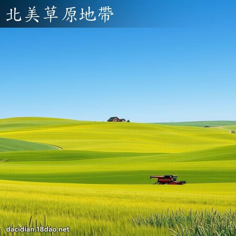 北美草原地带 - 国语大辞典配图