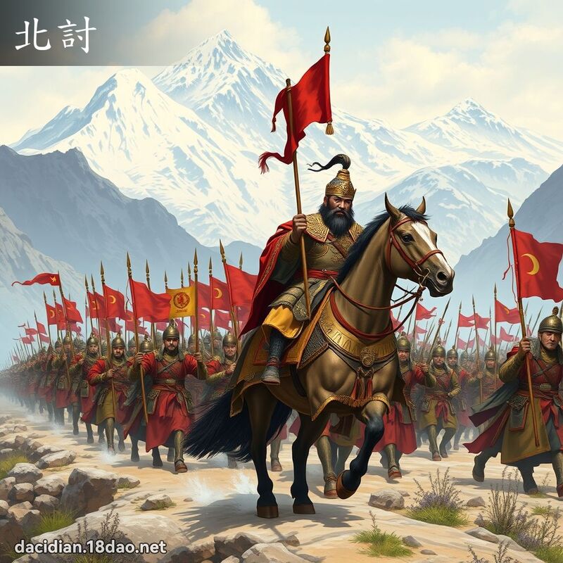 北討 - 国语大辞典配图