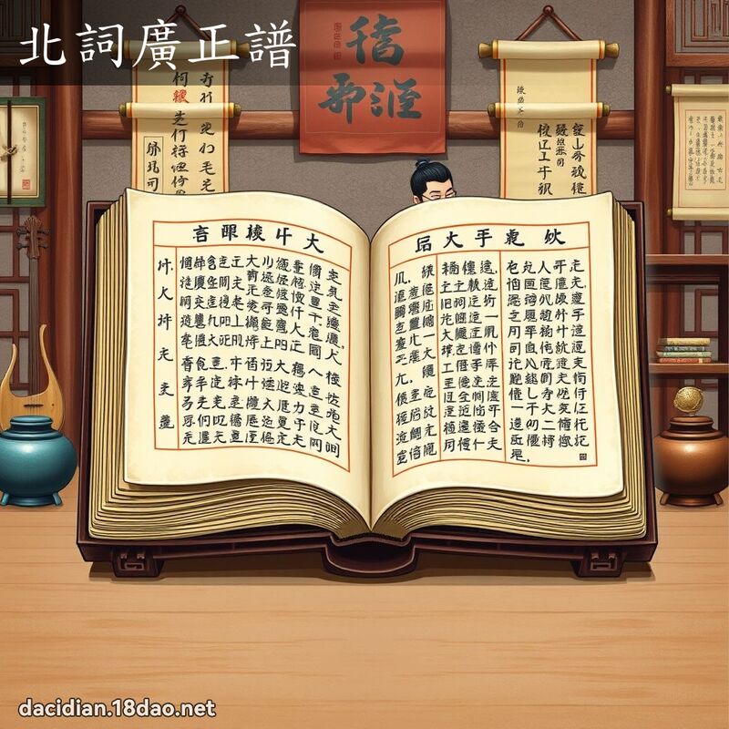 北词广正谱 - 国语大辞典配图