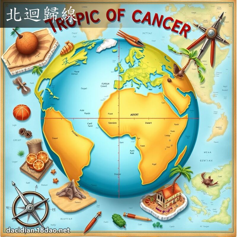 北回归线 - 国语大辞典配图