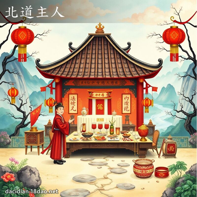 北道主人 - 国语大辞典配图