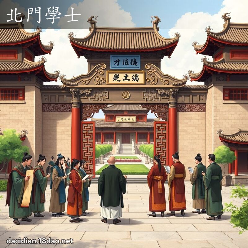 北门学士 - 国语大辞典配图