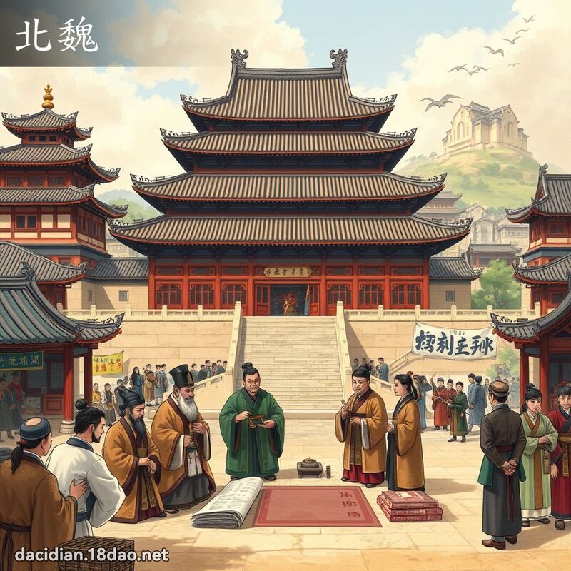 北魏 - 國語大辭典配圖