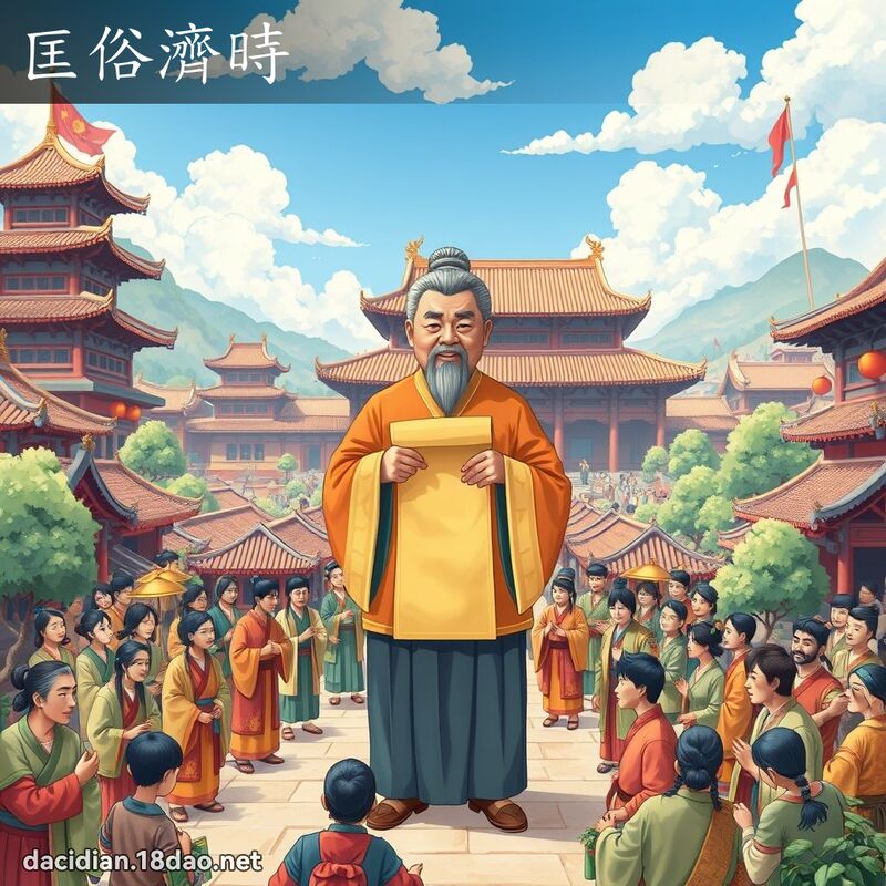 匡俗濟時 - 國語大辭典配圖