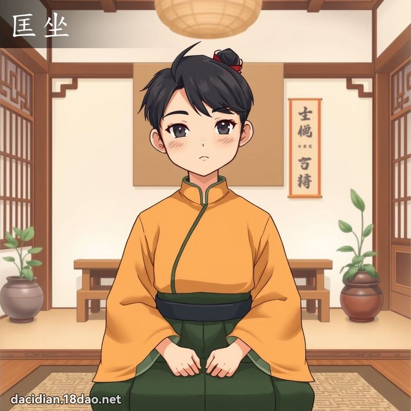 匡坐 - 國語大辭典配圖