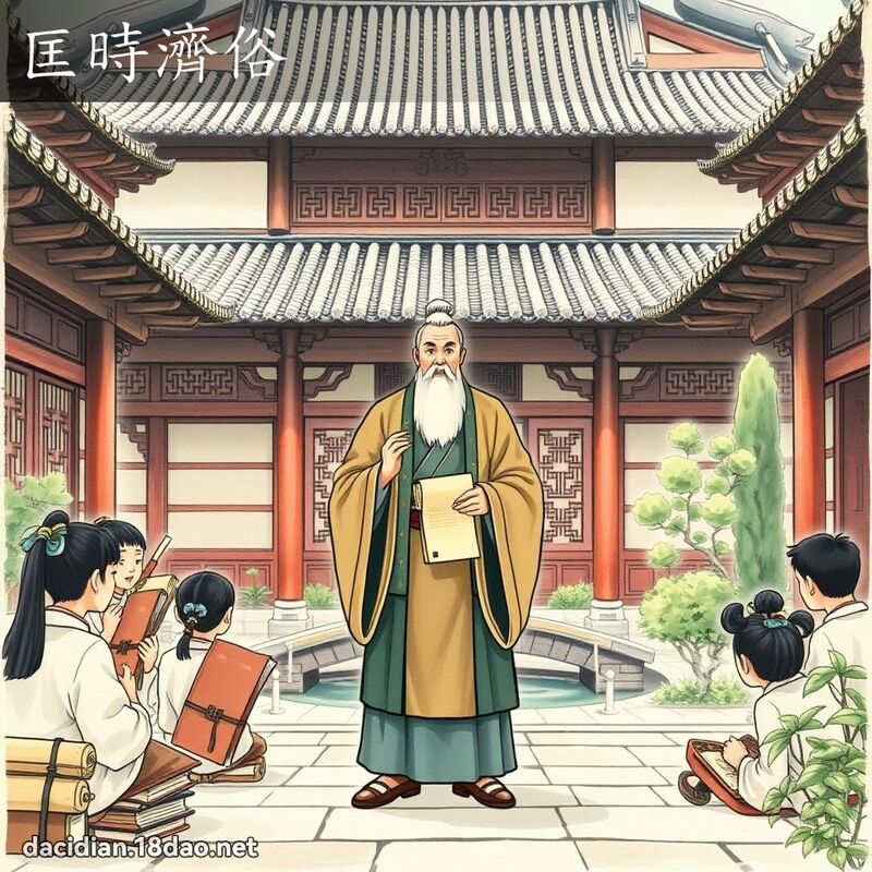 匡時濟俗 - 國語大辭典配圖