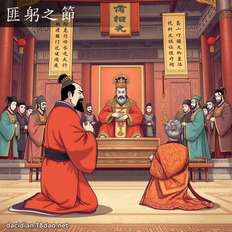 匪躬之节 - 国语大辞典配图