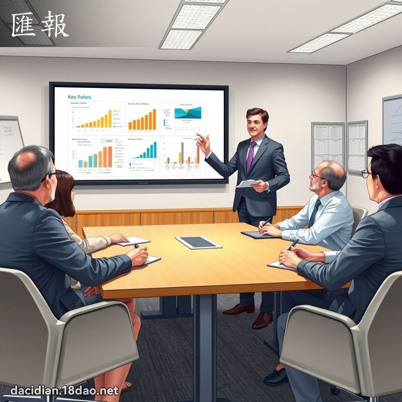 匯报 - 国语大辞典配图