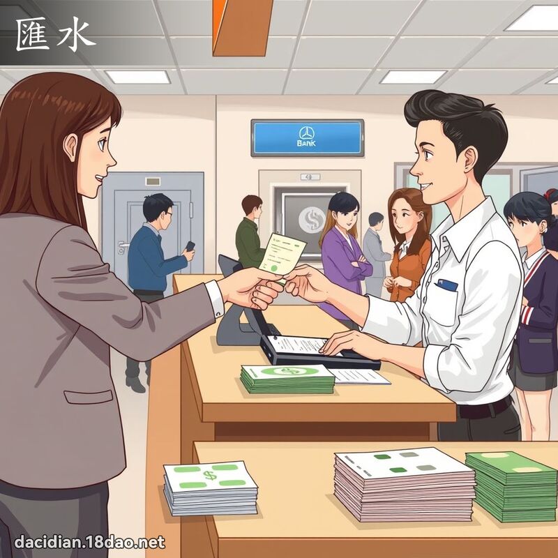 匯水 - 國語大辭典配圖
