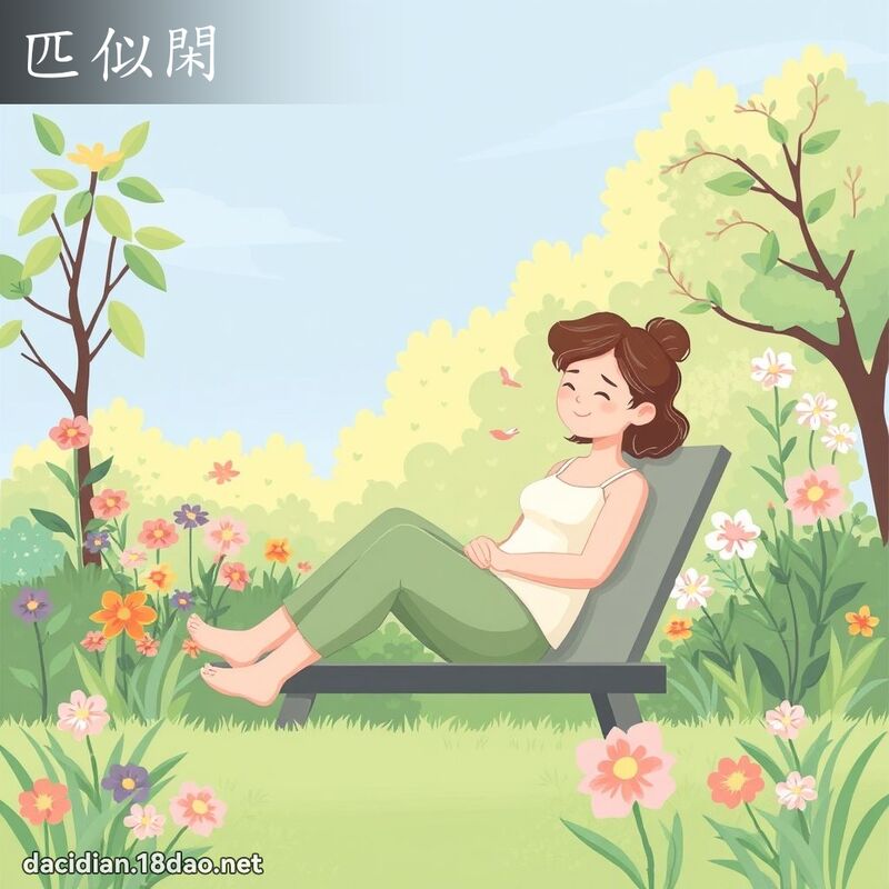 匹似闲 - 国语大辞典配图
